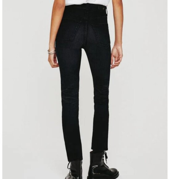 New AG Alexxis Slim High-Rise Vintage Straight Jeans in 2 Years Dropout size 25 - Picture 2 of 16